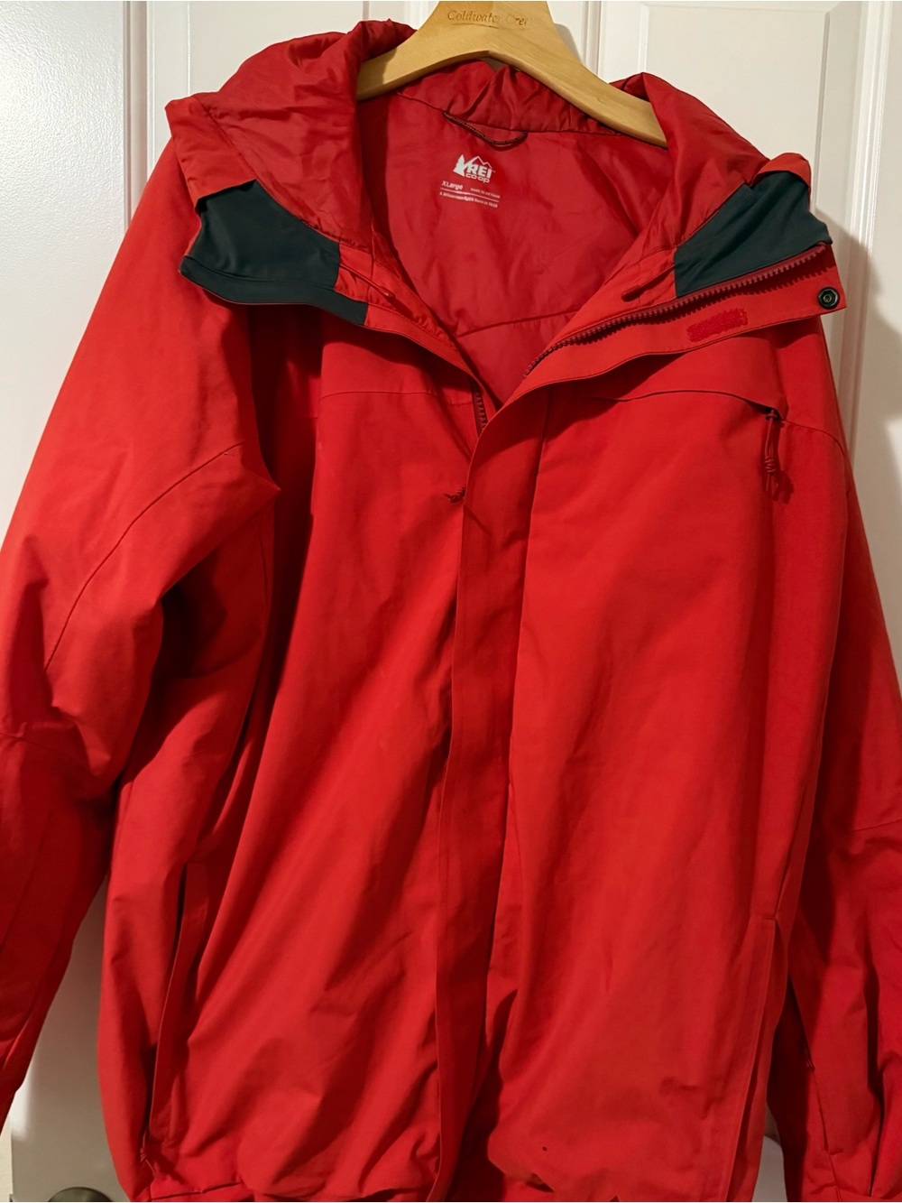REI Red Waterproof Men's Jacket xl